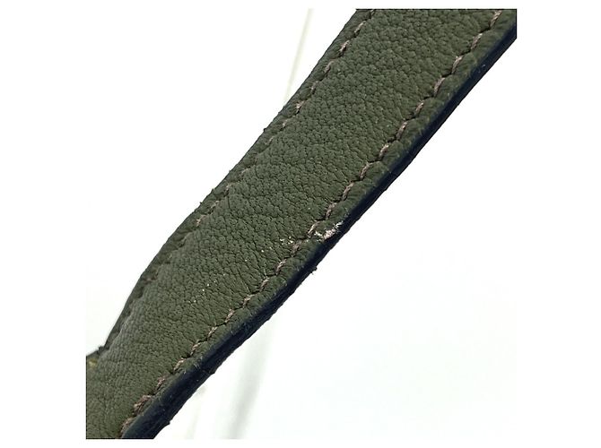 Borsa Gao Hermès, Borsa in pelle khaki Cachi - vista 8