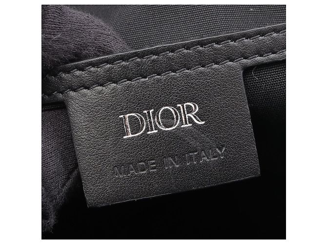 Borsa a tracolla mini Dior Rider di Christian Dior Nero Blu navy - vista 4