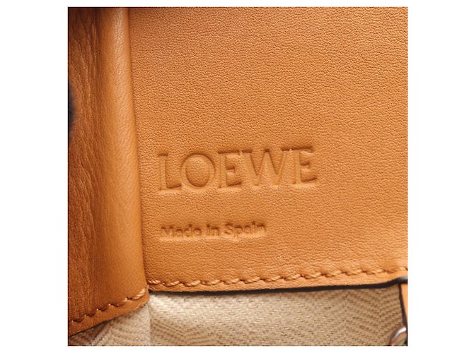 Borsa a spalla piccola Hammock con cordino Loewe Marrone - vista 4