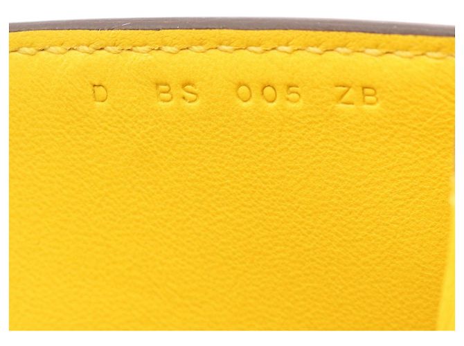 Hermès Borsa a Spalla Hermes Twins in Pelle Gialla Giallo - vista 6