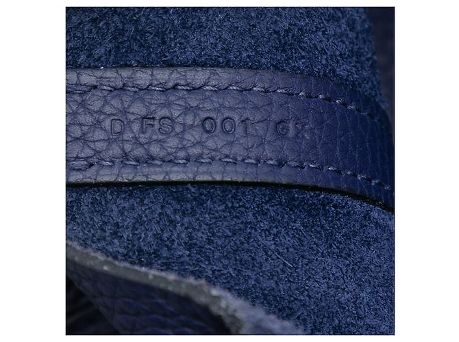 Hermès Picotin Lock 18 in Pelle Clemence Blu Blu navy - vista 6
