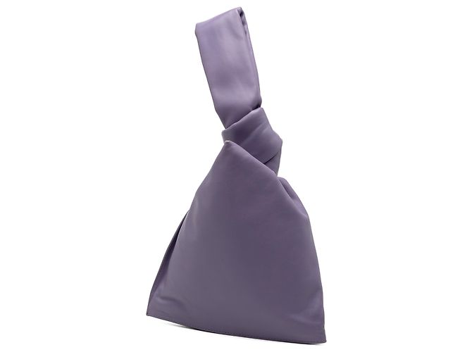 Borsa BV Twist Mini in pelle di vitello viola di Bottega Veneta Porpora - vista 2
