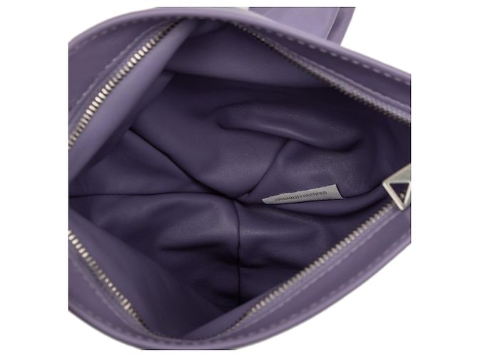 Borsa BV Twist Mini in pelle di vitello viola di Bottega Veneta Porpora - vista 4
