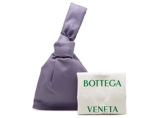 Borsa BV Twist Mini in pelle di vitello viola di Bottega Veneta Porpora - vista 8