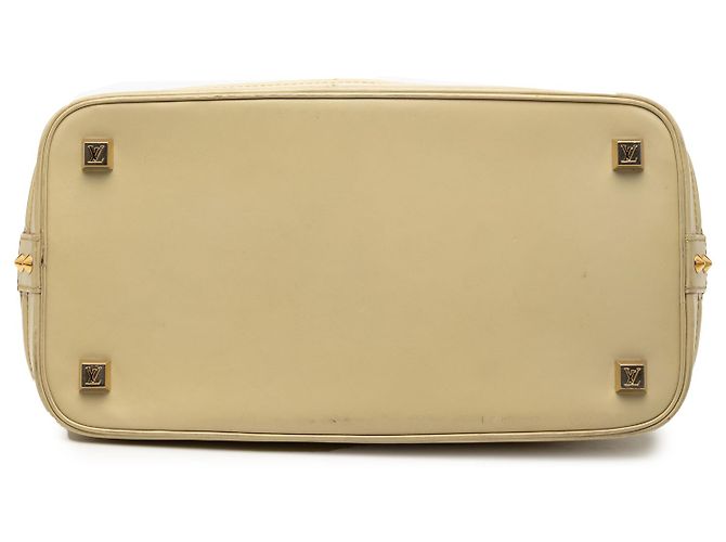Louis Vuitton Brauner Suhali Lockit MM Beige - Ansicht 3