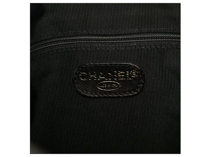 Chanel Schwarze CC Caviar Tote - Ansicht 5