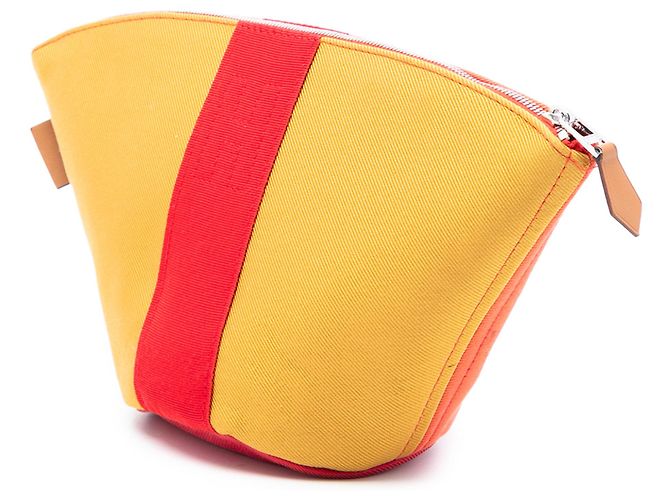 Pochette Mini Toile Palmyre Arancione Hermès - vista 2