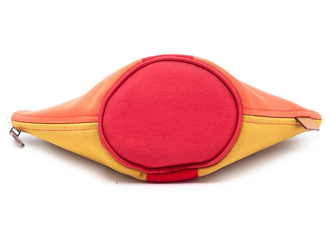 Pochette Mini Toile Palmyre Arancione Hermès - vista 3