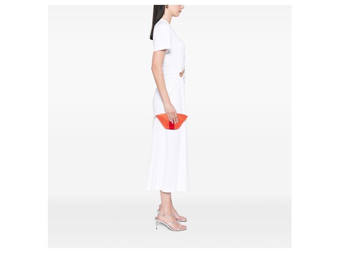 Pochette Mini Toile Palmyre Arancione Hermès - vista 7