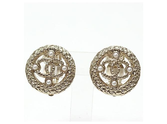 Orecchini Clip Coco Mark di Chanel D'oro - vista 2