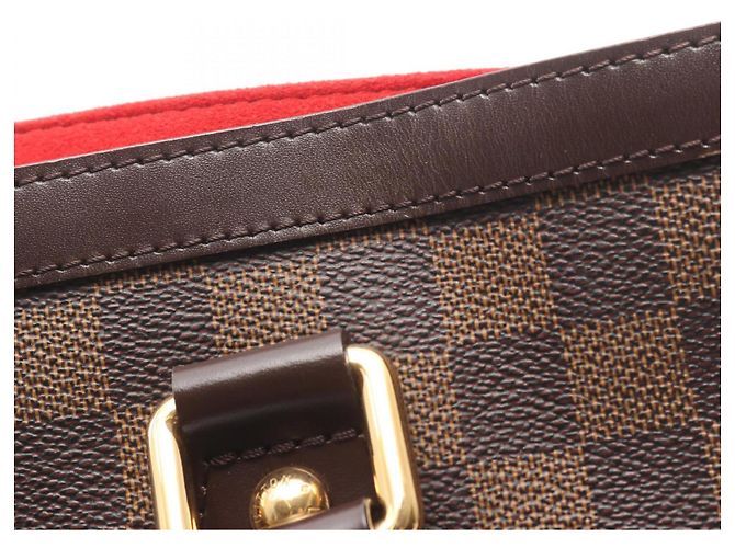 Borsa Tote Hampstead PM Louis Vuitton Marrone Damier ebene - vista 8