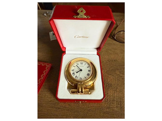Les Must de Cartier Colisée Reloj de Alarma de Viaje Quartz con Caja Dorado - vista 2