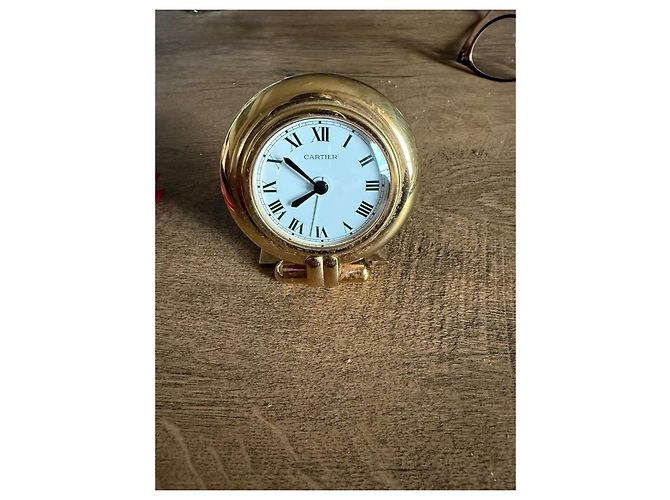 Les Must de Cartier Colisée Reloj de Alarma de Viaje Quartz con Caja Dorado - vista 3