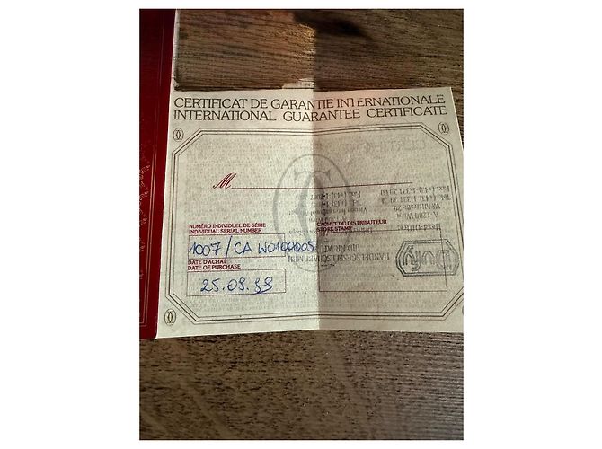 Les Must de Cartier Colisée Reloj de Alarma de Viaje Quartz con Caja Dorado - vista 7