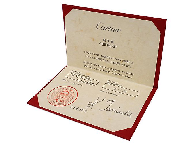 Cartier Date With Ring aus Platin mit Diamanten Silber - Ansicht 10