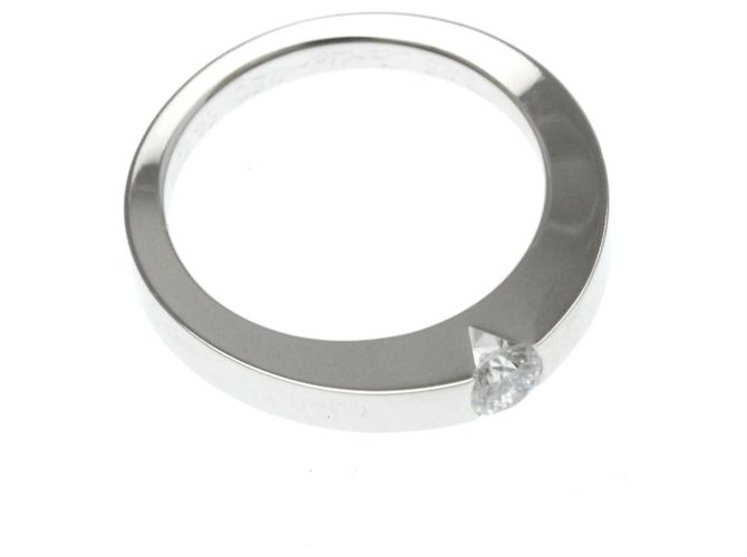 Cartier Date With Ring aus Platin mit Diamanten Silber - Ansicht 11
