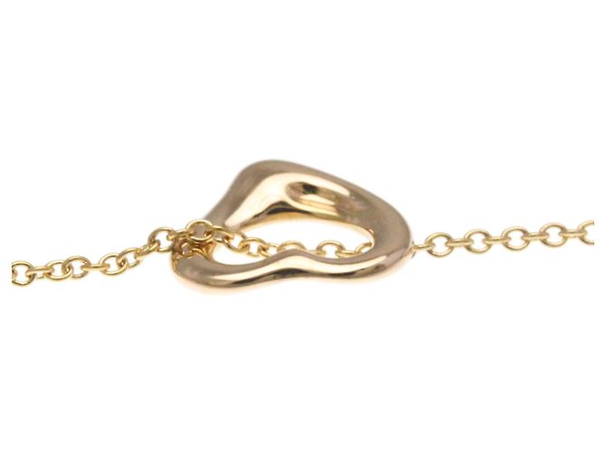 Elsa Peretti Tiffany & Co Collar Péndulo Corazón Abierto Tiffany en Oro Rosa Dorado - vista 13