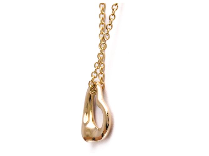 Elsa Peretti Tiffany & Co Collar Péndulo Corazón Abierto Tiffany en Oro Rosa Dorado - vista 5