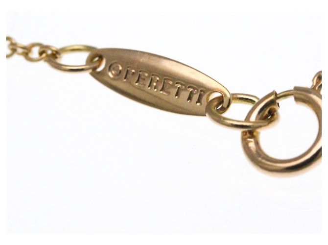 Elsa Peretti Tiffany & Co Collar Péndulo Corazón Abierto Tiffany en Oro Rosa Dorado - vista 7