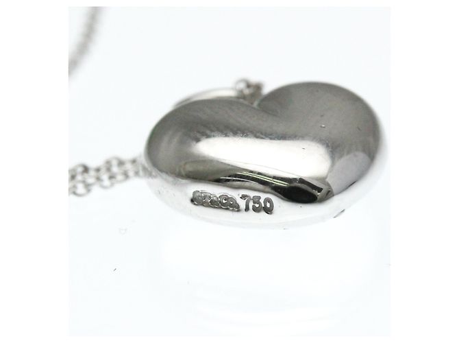 Tiffany & Co Collana in diamante a forma di cuore sentimentale Tiffany Argento - vista 14