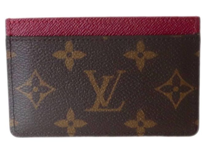 Tarjetero Monogram Fucsia Louis Vuitton - vista 2