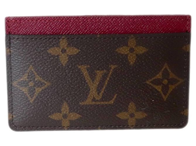 Tarjetero Monogram Fucsia Louis Vuitton - vista 3