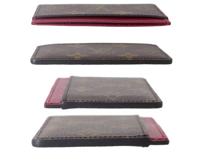Tarjetero Monogram Fucsia Louis Vuitton - vista 4