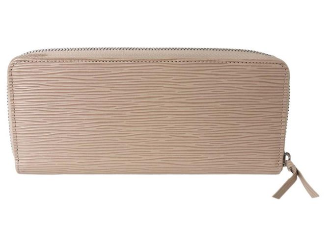 Cartera Larga Clemence de Louis Vuitton Beige - vista 3