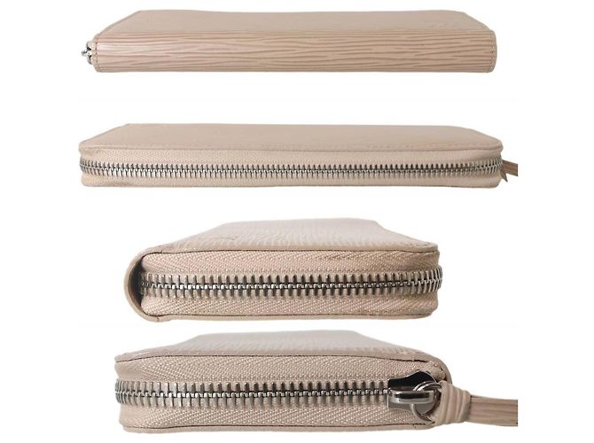 Cartera Larga Clemence de Louis Vuitton Beige - vista 4