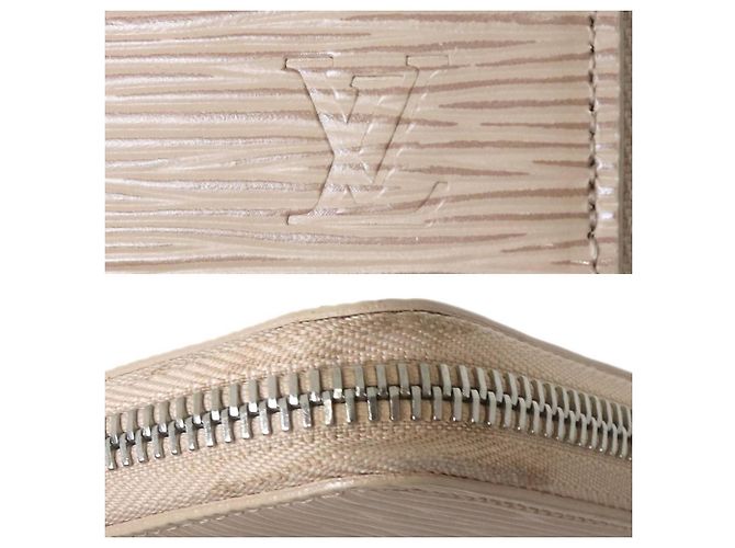 Cartera Larga Clemence de Louis Vuitton Beige - vista 6
