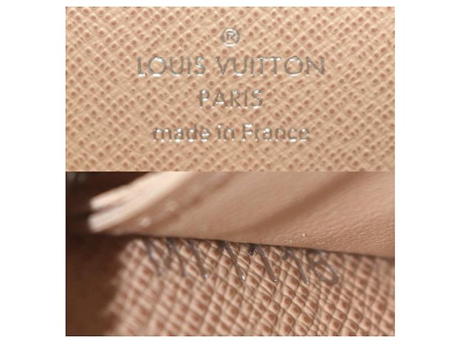 Cartera Larga Clemence de Louis Vuitton Beige - vista 9