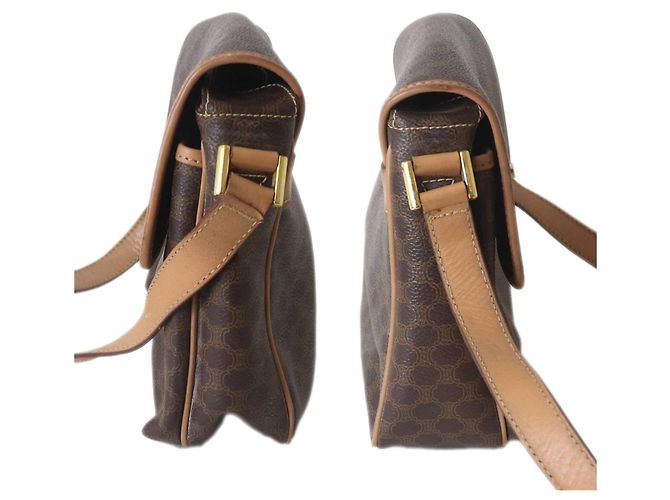 Céline Borsa a Spalla Celine Macadam Marrone M14 - vista 4