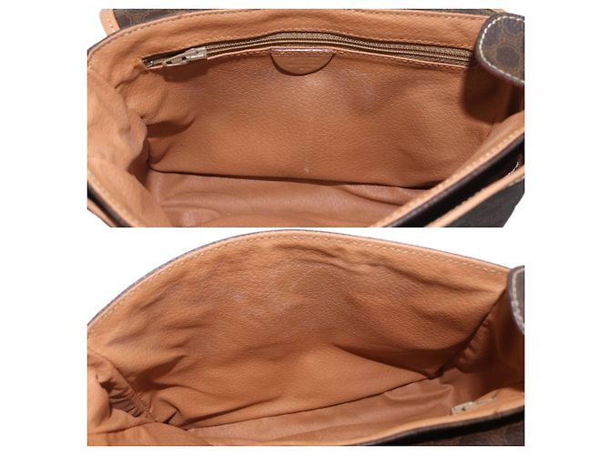 Céline Borsa a Spalla Celine Macadam Marrone M14 - vista 9