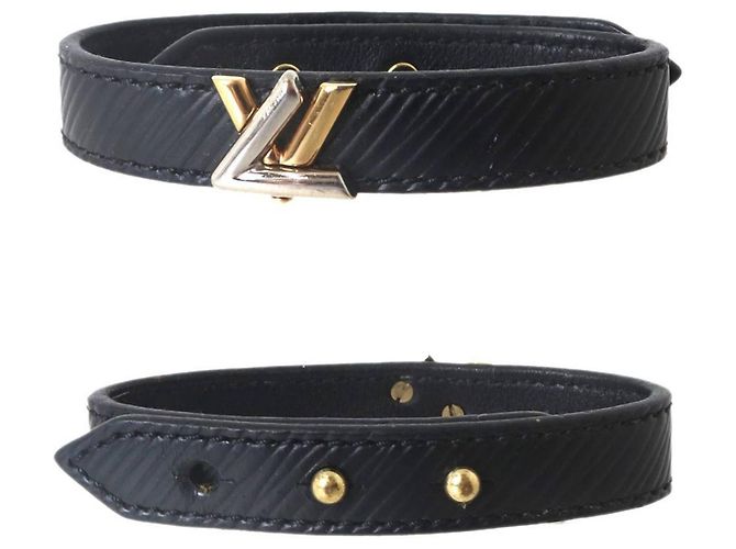 Bracciale Charm Louis Vuitton Nero - vista 2