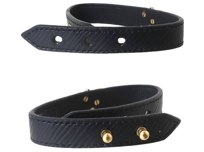 Bracciale Charm Louis Vuitton Nero - vista 3