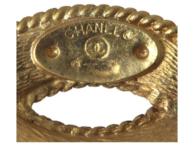 Spilla Chanel Coco Mark 1108 in oro D'oro - vista 7