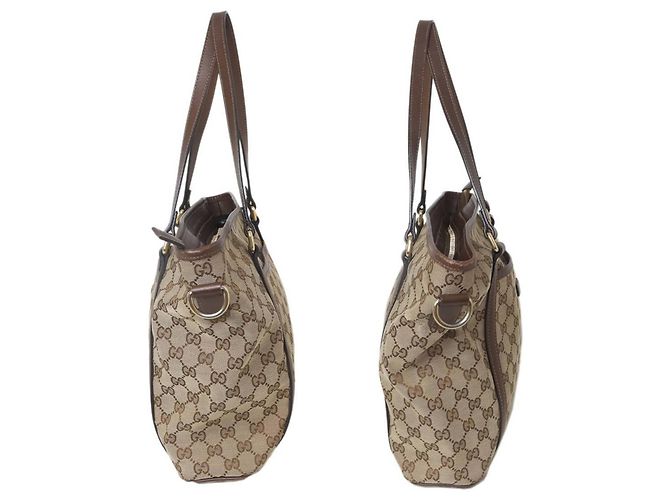 Borsa Tote Gucci GG Beige - vista 4