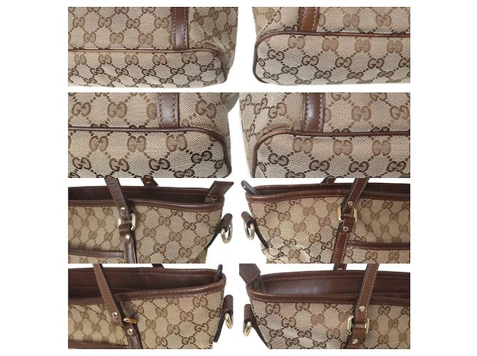 Borsa Tote Gucci GG Beige - vista 6