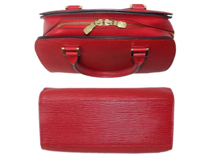 Borsa Bon Neuf Louis Vuitton Rosso - vista 5