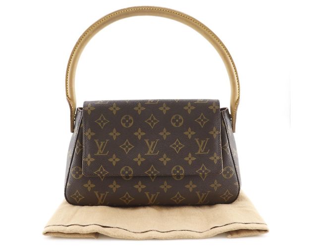 Borsa a Spalla Mini Looping Louis Vuitton Marrone - vista 16