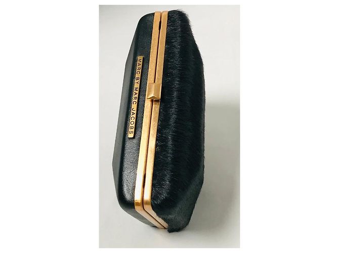 Pochette Marc by Marc Jacobs in pelle nera Nero - vista 2