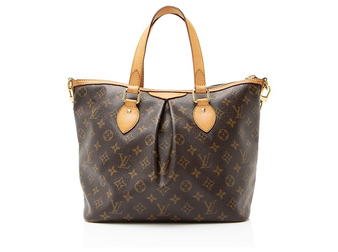 Palermo PM Tote aus Monogramm-Canvas von Louis Vuitton Braun - Ansicht 3