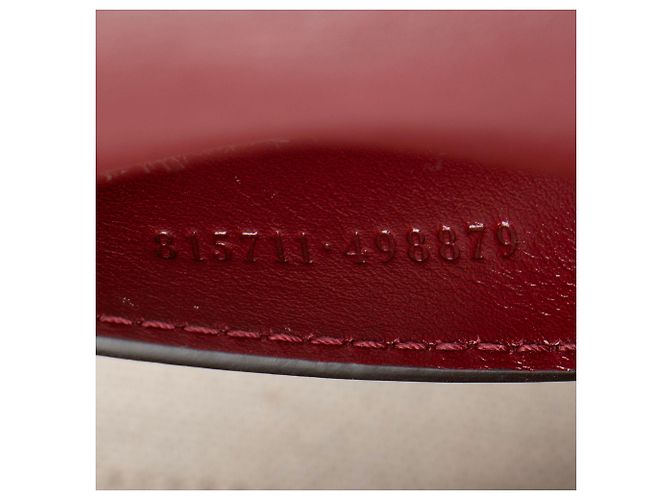 Borsa a spalla piccola Blondie in pelle Gucci Rosso - vista 6