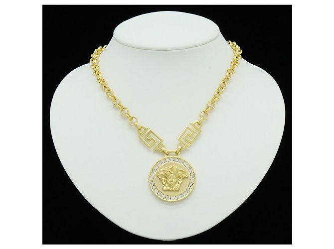 Collier Chaîne Greca La Medusa de Versace - vue 6