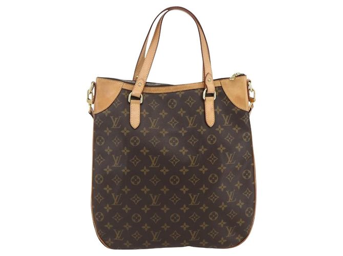 Borsa Odeon Louis Vuitton in tela Monogram GM Marrone - vista 2