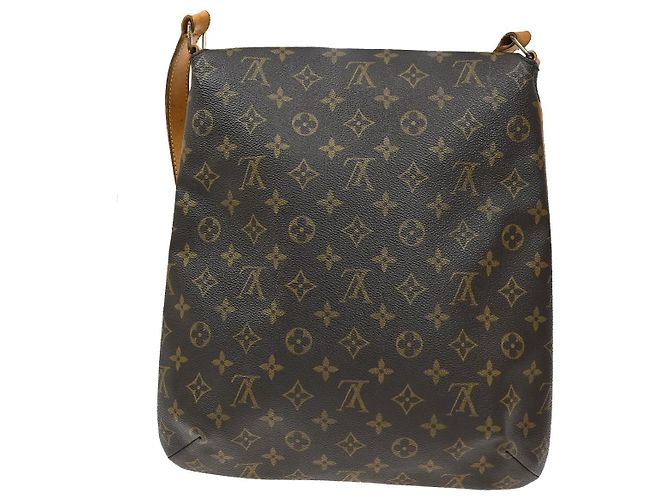 Borsa Musette Salsa Louis Vuitton in tela Monogram GM Marrone - vista 2
