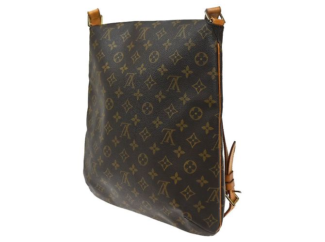 Borsa Musette Salsa Louis Vuitton in tela Monogram GM Marrone - vista 4