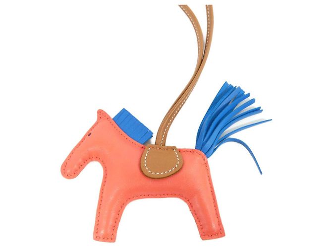Accessorio charm per borsa Rodeo di Hermès Rosa D'oro - vista 2