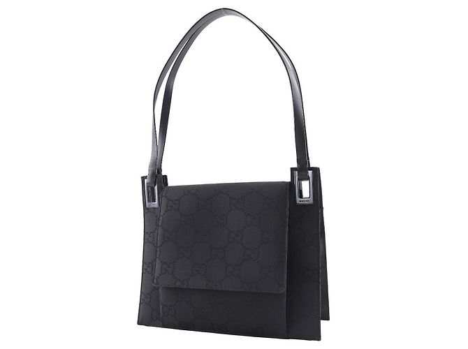 Gucci GG Satin 2-Wege Tote Bag Schwarz - Ansicht 2