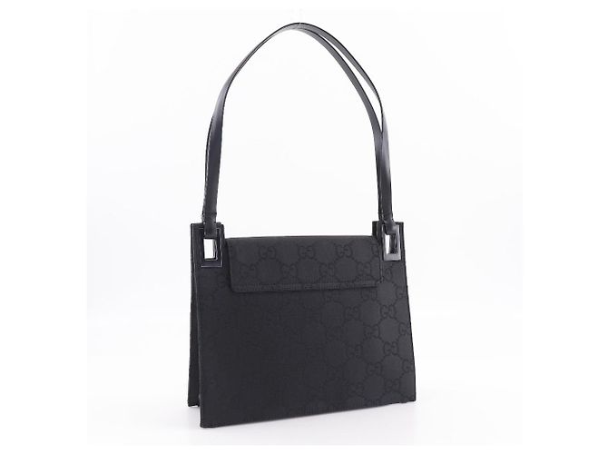 Gucci GG Satin 2-Wege Tote Bag Schwarz - Ansicht 3